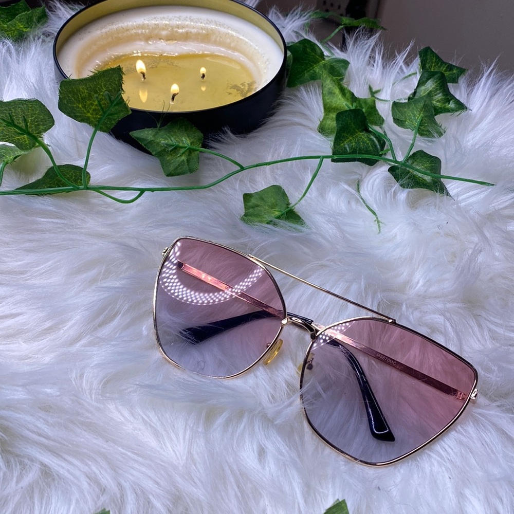 70’s Inspired Ombré sunglasses